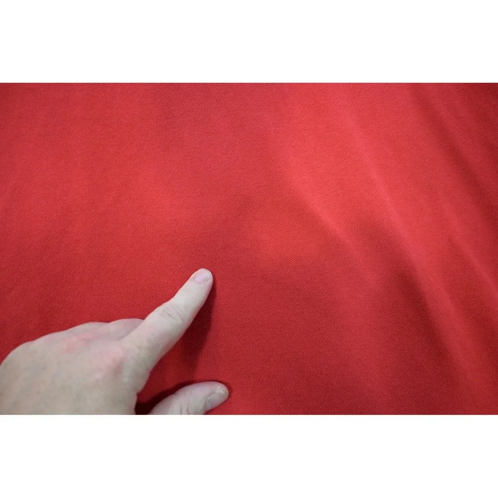 Polo‎ Ralph Lauren Polo Shirt Mens Medium Red Short Sleeve Cotton Pique Good